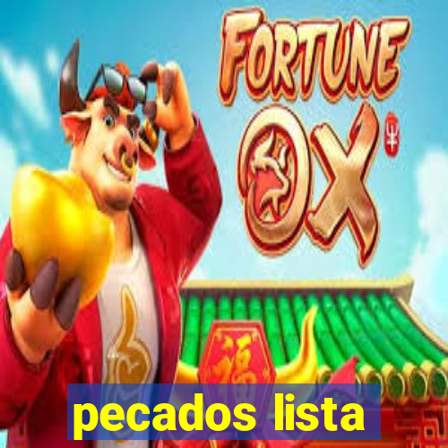 pecados lista